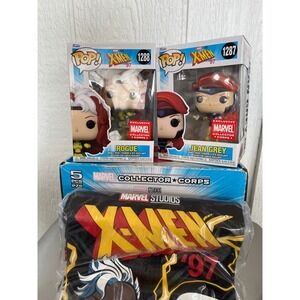 Marvel Collector Corps X Men 97 Funko Pop Rogue Jean Grey T Shirt Bundle